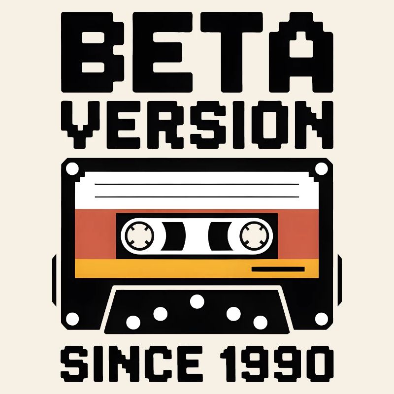 Conception d’impression de cassette rétro