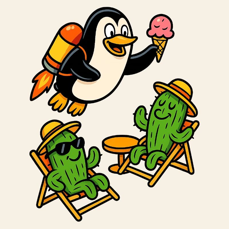 Jetpack Pinguin
