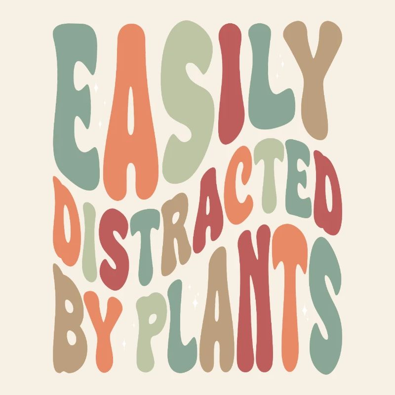 Easily Distracted By Plants Vintage