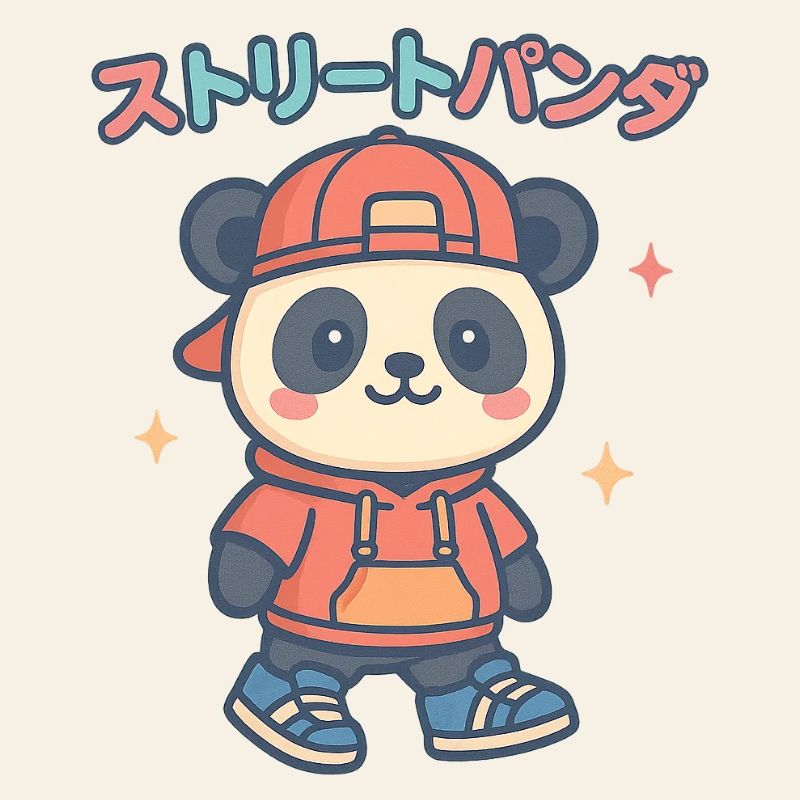 Street Panda Pullover Sweat à capuche