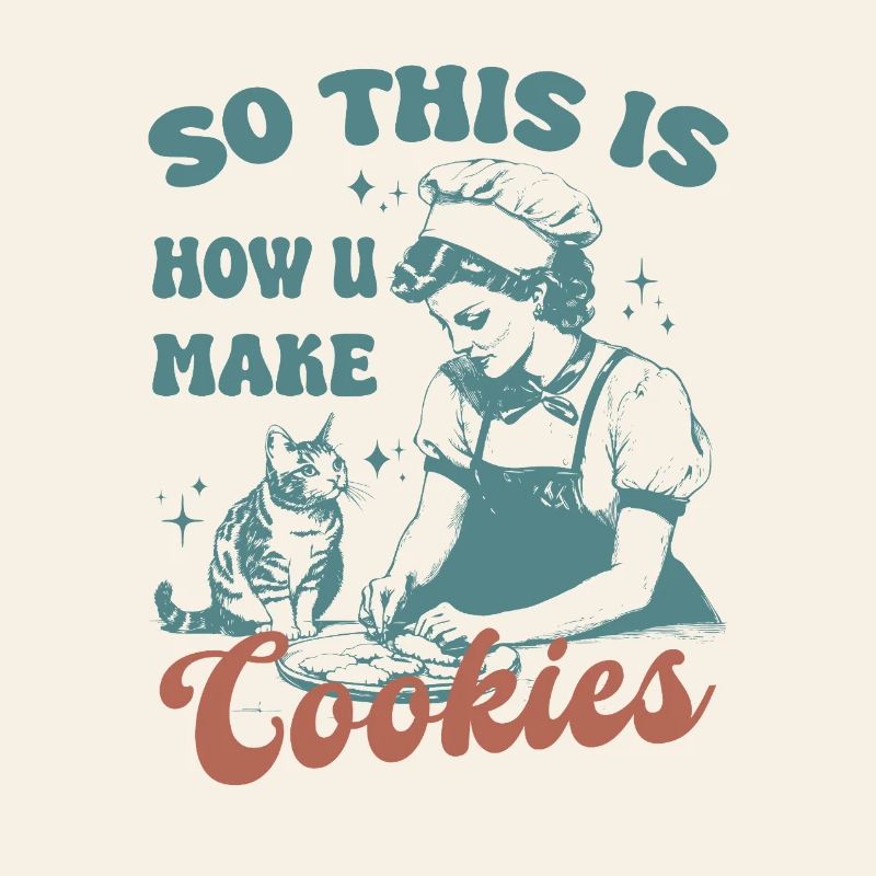 C’est donc comme ça que vous faites des biscuits chat mignon