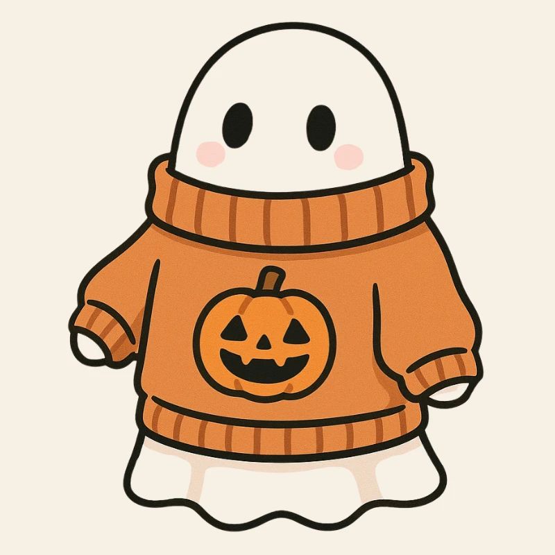 Kürbis Pullover Geist