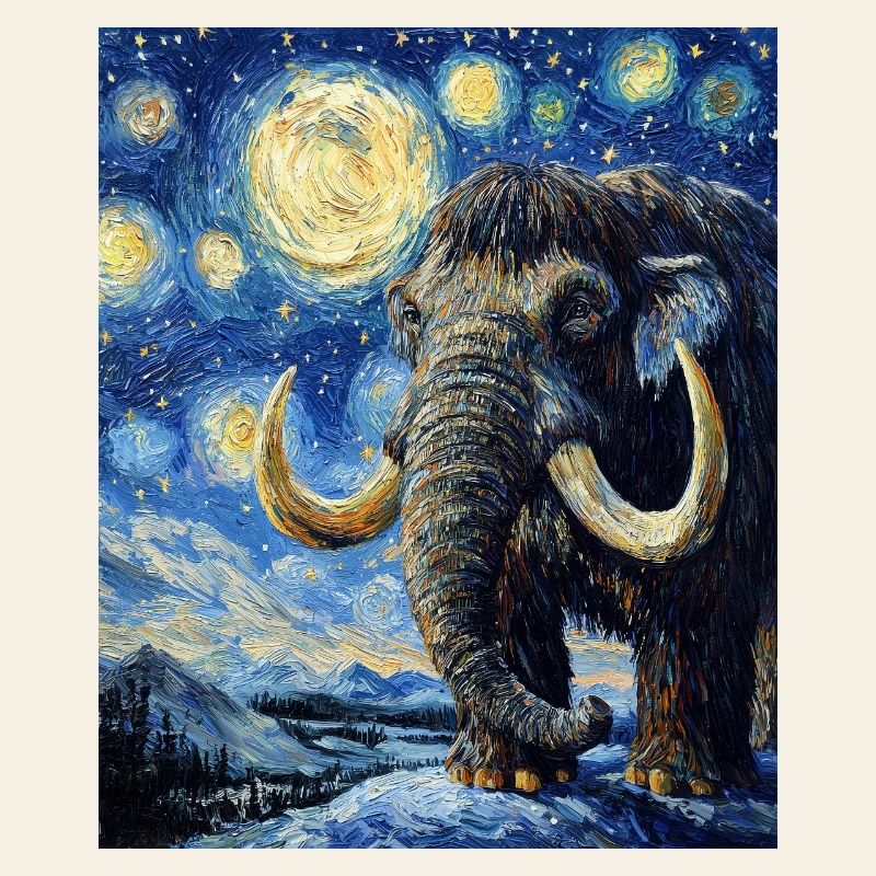 Mammoth Van Gogh Starry Night