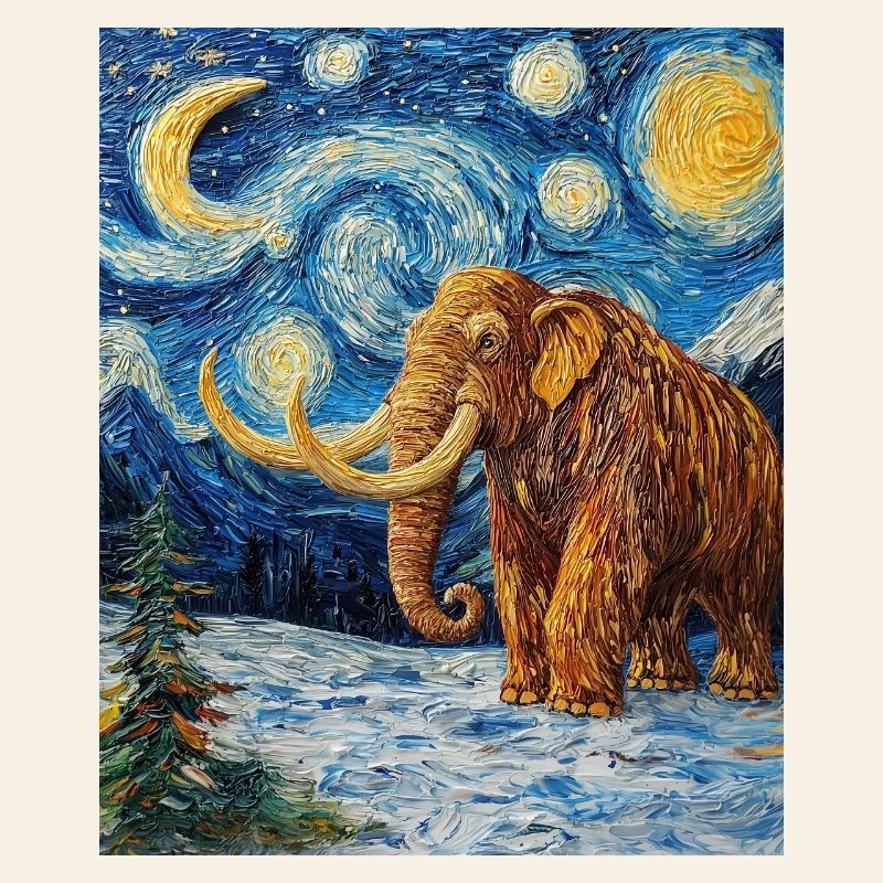 Mammoth Van Gogh Starry Night