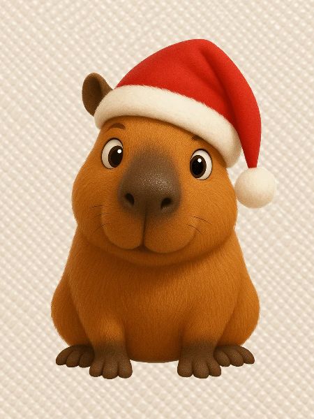 Capybara Weihnachten