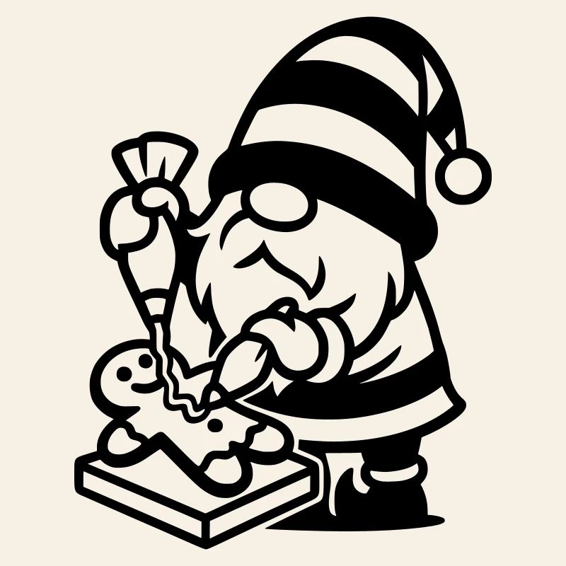Gingerbread Baking Gnome