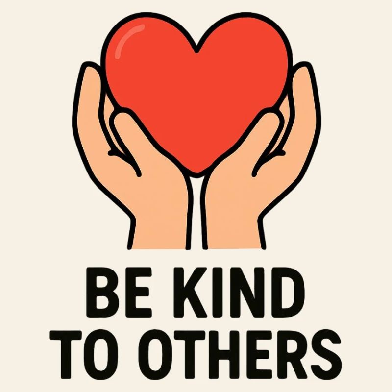 Hands Holding Heart of Kindness
