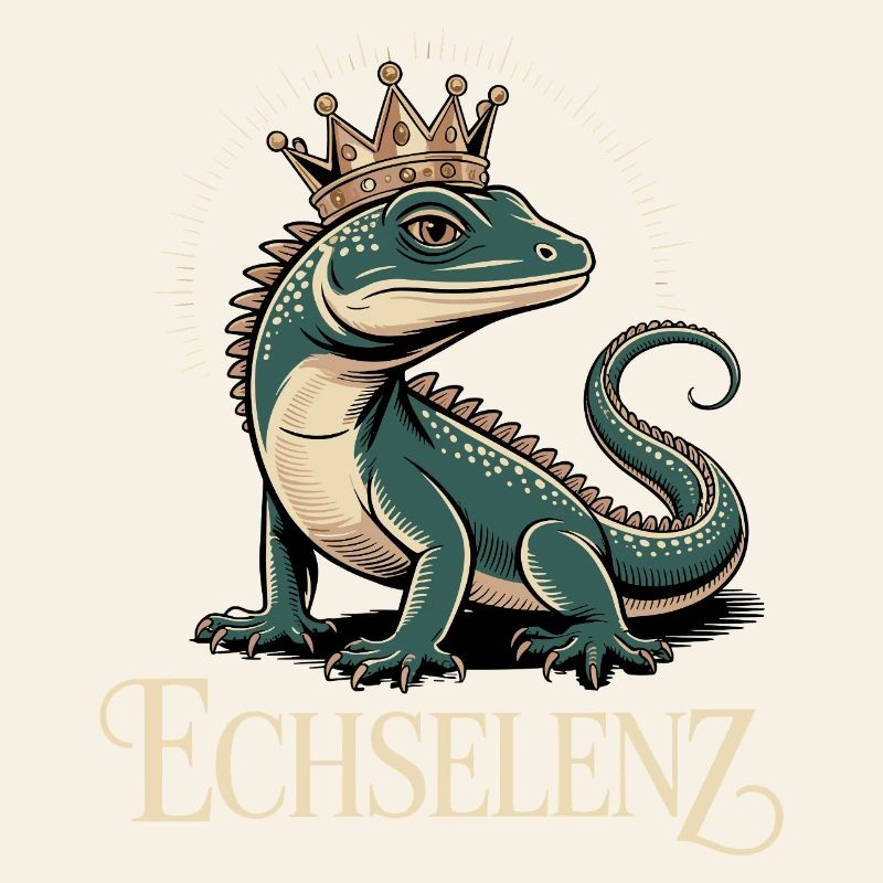 Echselenz Lustige Echse