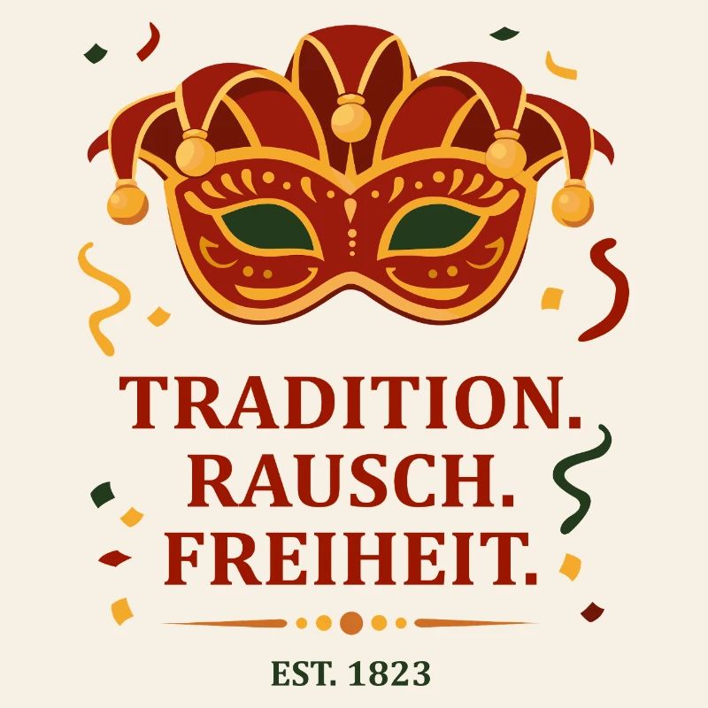 Tradition. Intoxication. La liberté. – Masque de carnaval