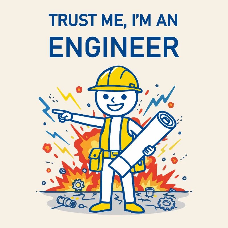 Trust Me, I'm an Engineer - for light background
