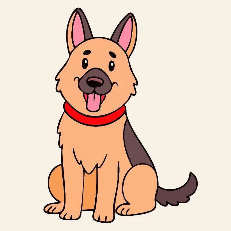 Cute German Shepherd (comic)