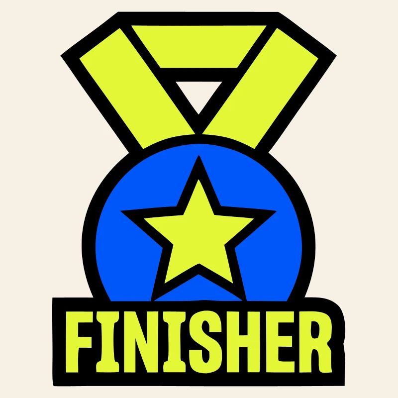 Stolzer Finisher Medaille Stern