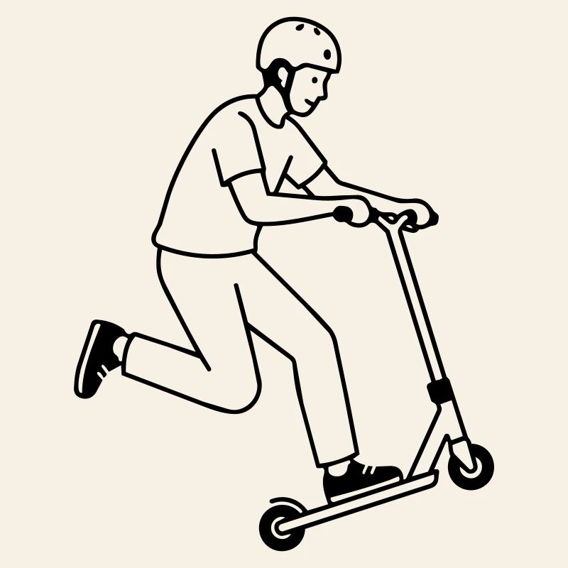 Trottinette cascade