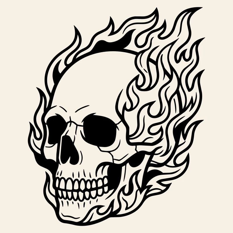 Flamme du crâne