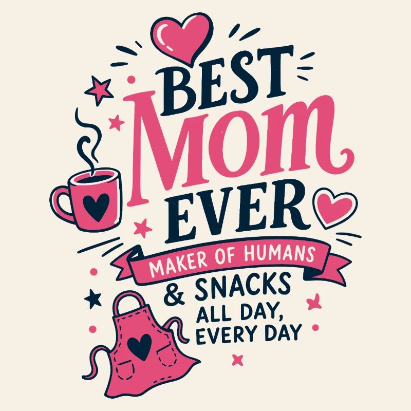 Best Mom Ever Küchen Spruch