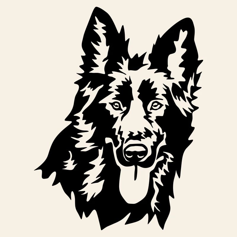 Deutscher Schäferhund Kopf