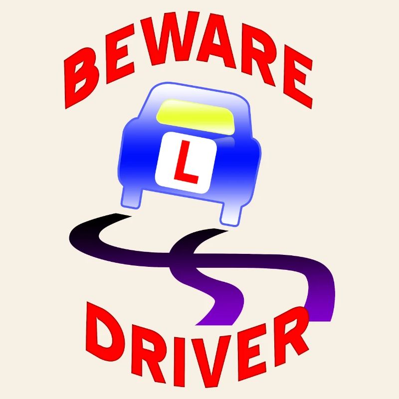 Beware Driver Car Graphic