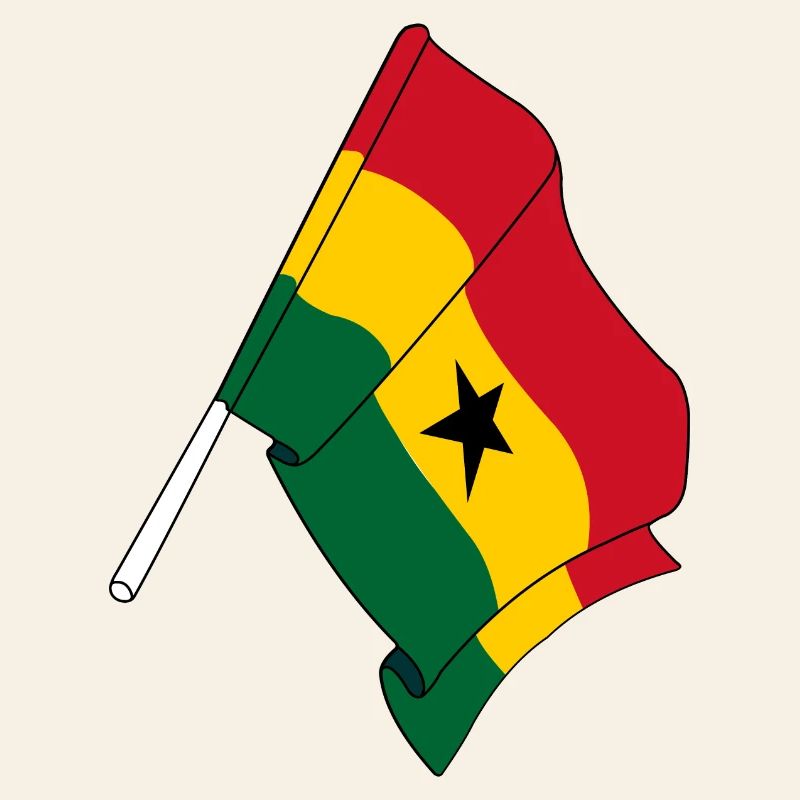 Drapeau Ghana