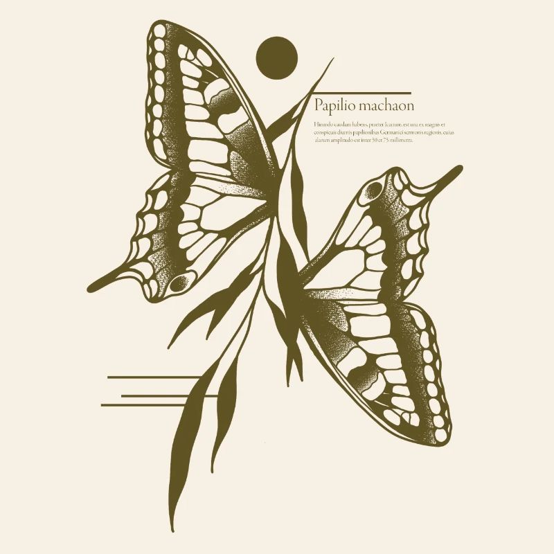 Papillon à queue d’aronde - Variante