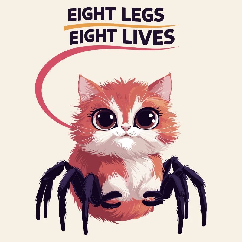 Chat araignées mignonnes