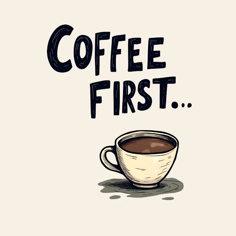 Le café d’abord