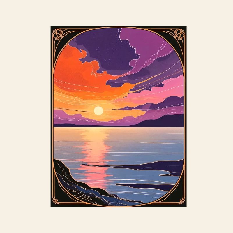 Bewitching Coastal Sunset