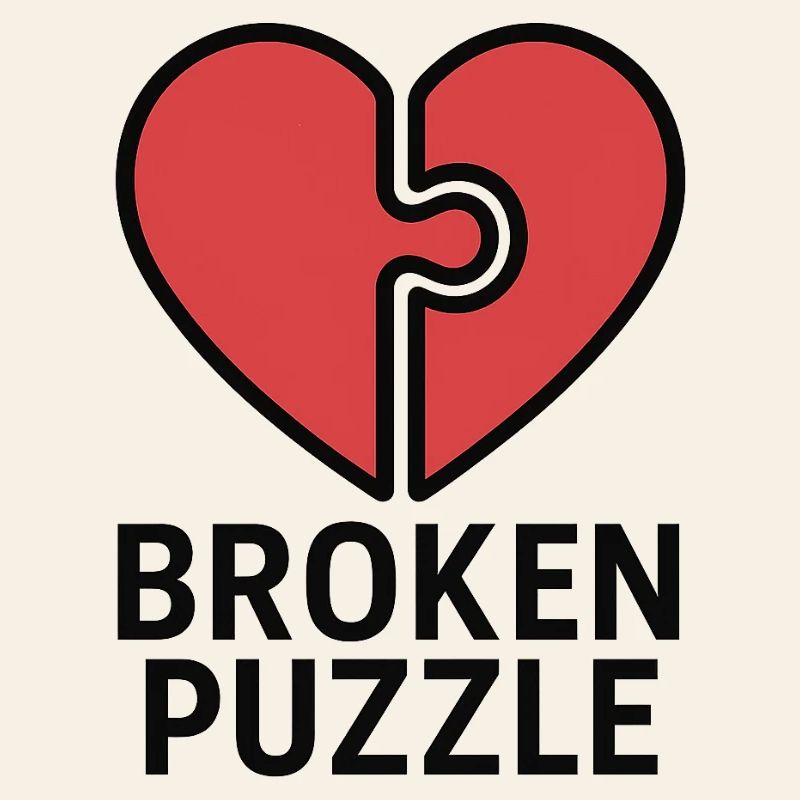 Conception de coeur perplexe