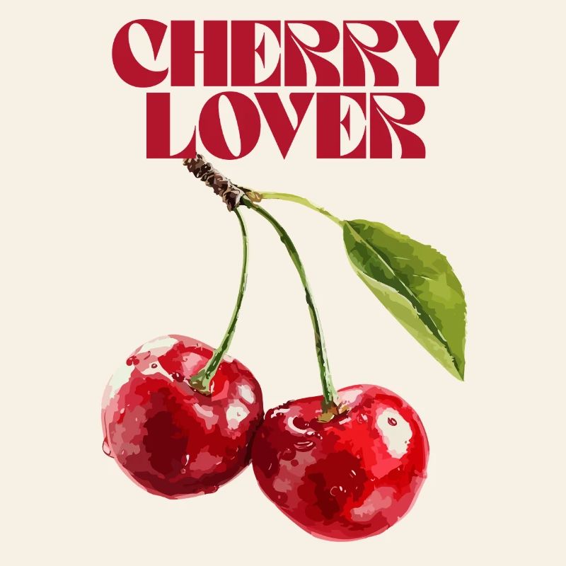 Cherry Lover Botanical Illustration