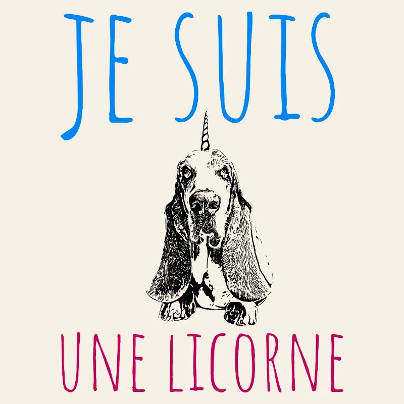 Ich bin ein Einhorn, ein verkleideter Hund