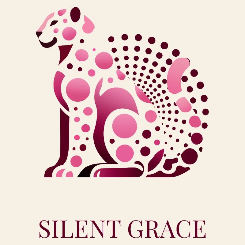 Silent Grace Chat élégant