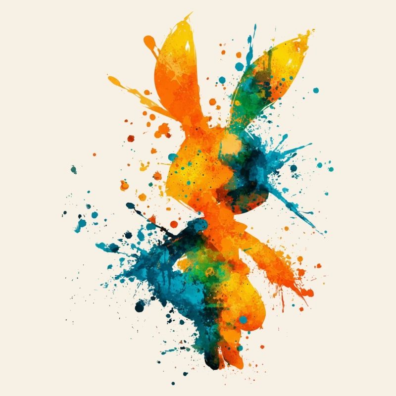 Abstract_Watercolor_Bunny_Rabbit_Splatter