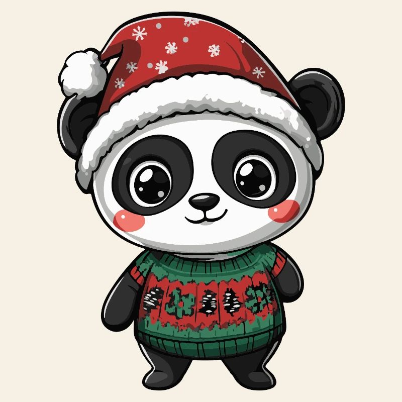 Panda Christmas