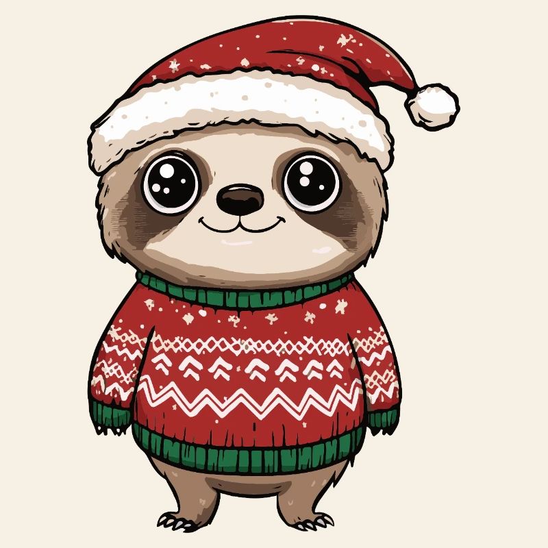 Sloth Christmas