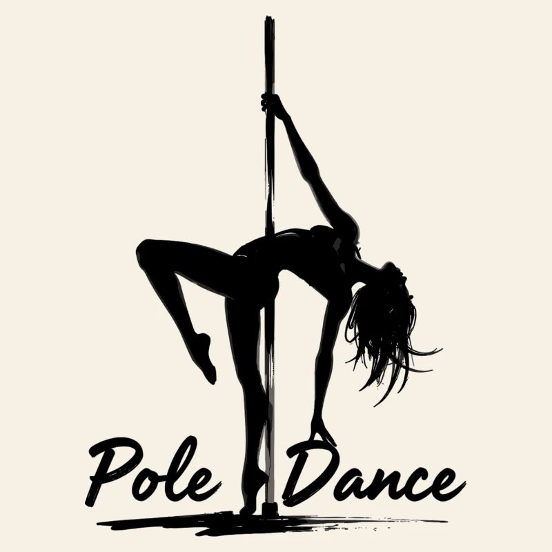 Pole Dance Pole Dancer Silhouette Gift