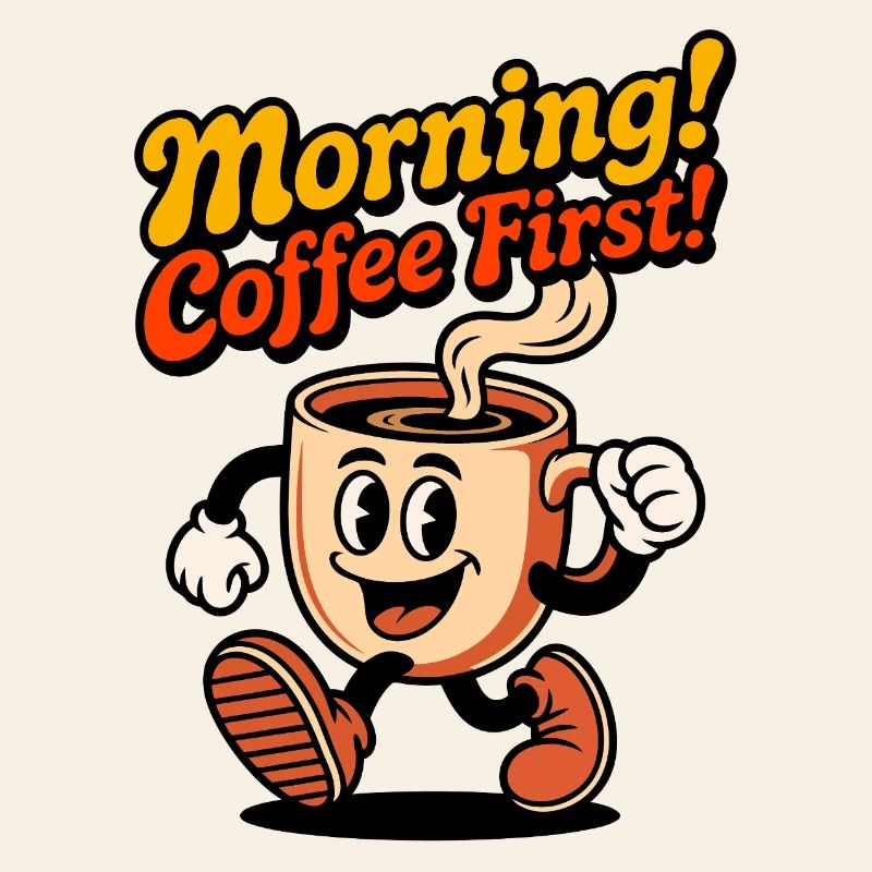 Morning coffee first!