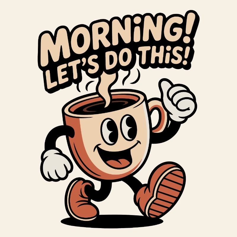 Morgen Kaffee Motivation