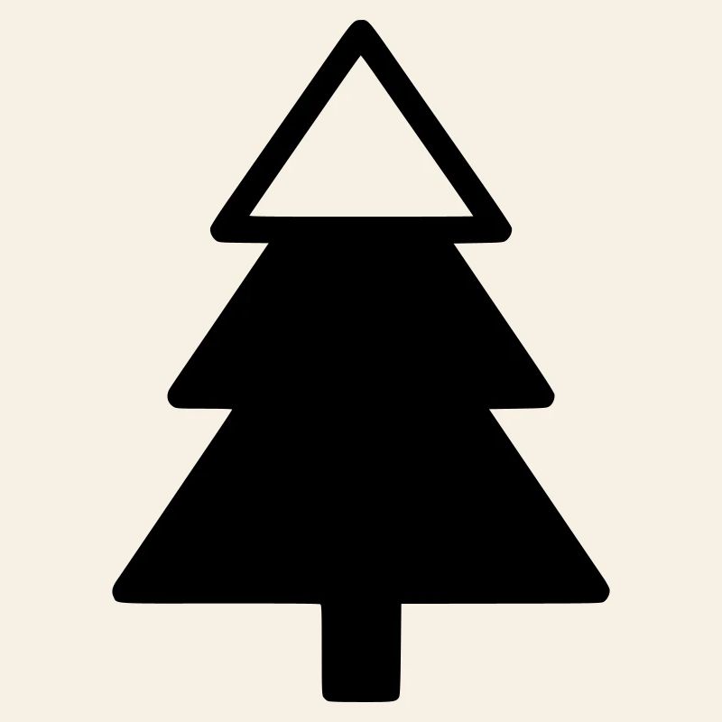 Fir Tree Forest Silhouette