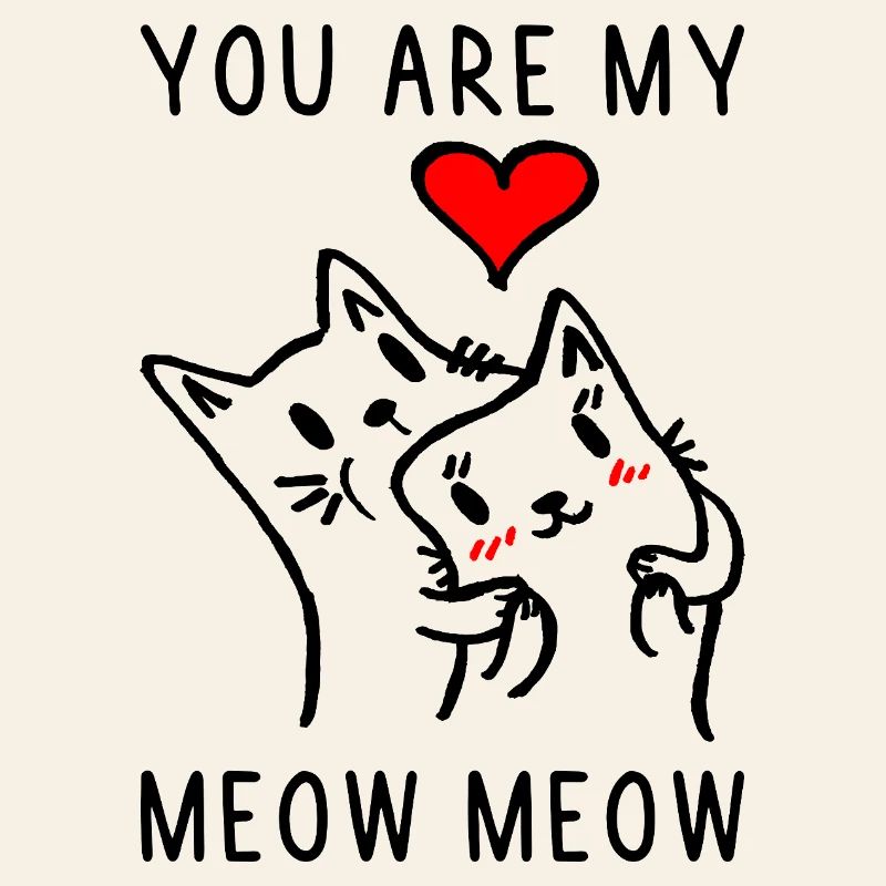 Diction drôle de chat pour la Saint-Valentin
