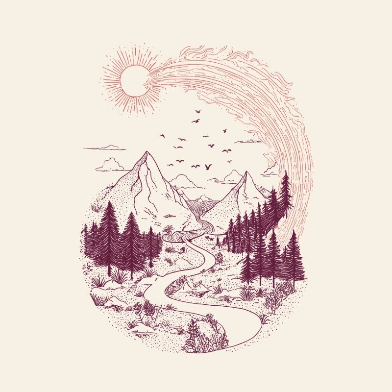 Mountain path Sonnenring