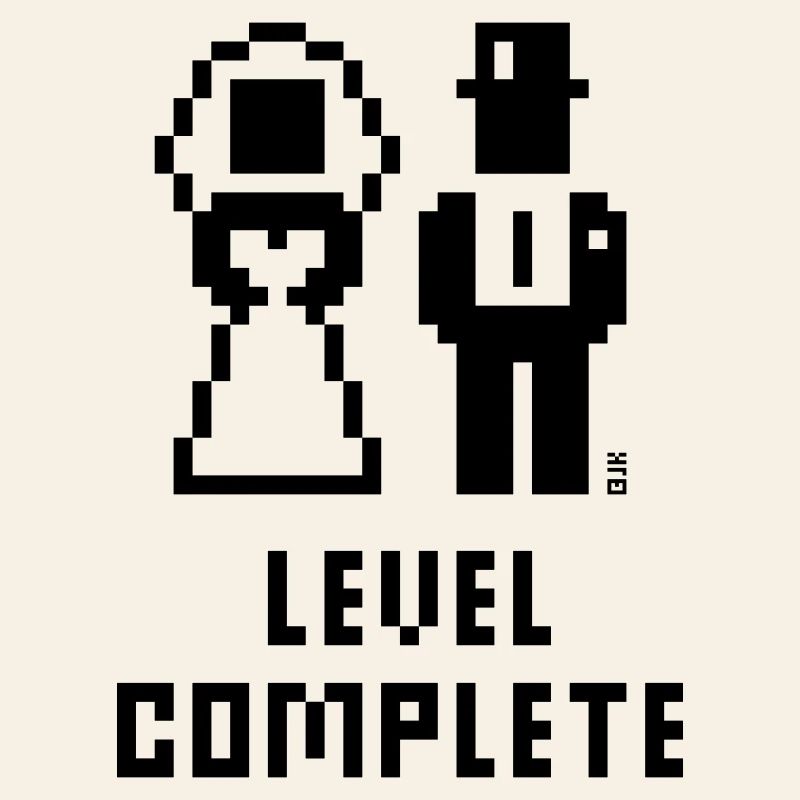 Niveau complété (Mariage / Enterrement de vie de garçon / Pixel / Grass / B)