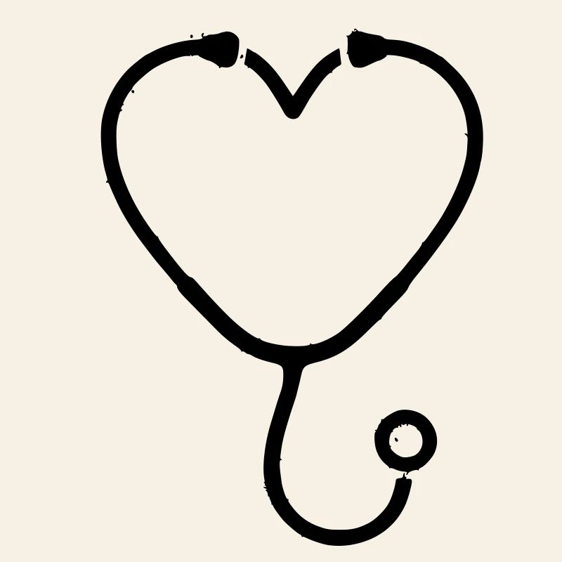 Plan de médecine cardiaque par stéthoscope