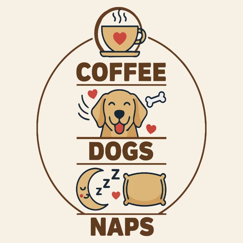 Coffee Dogs Nickerchen-Duo