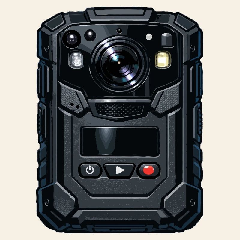 Illustration de caméra d’action robuste