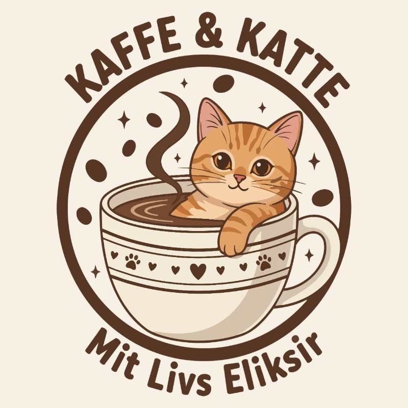 Coffee Cat in Cup: Purr Elixir