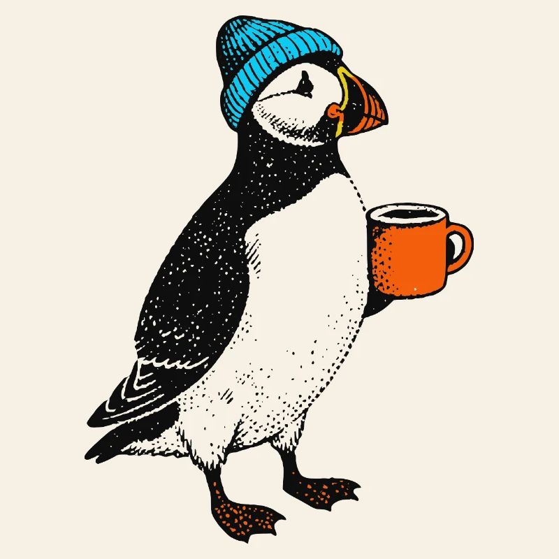 Coffee Puffin