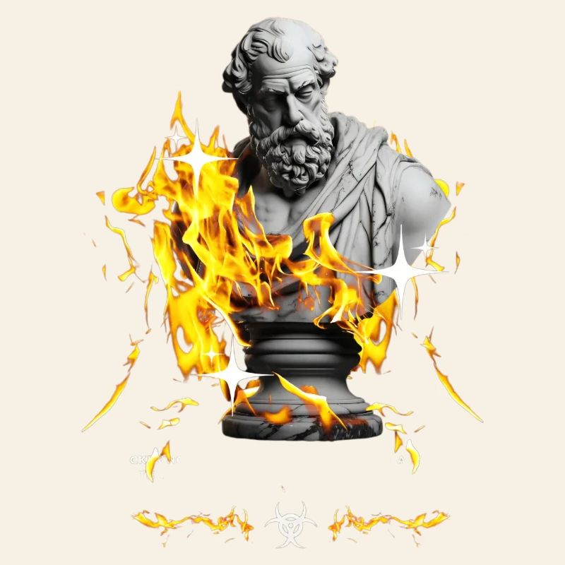 Statue de flammes avec sort de feu