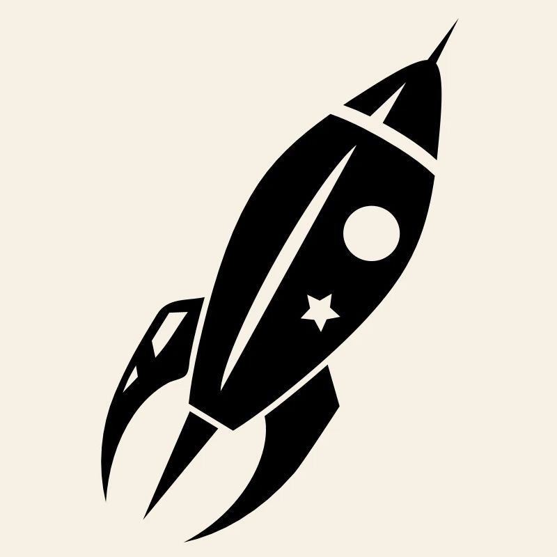 A rocket when departing