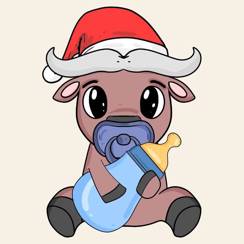 Bœuf bébé Noël