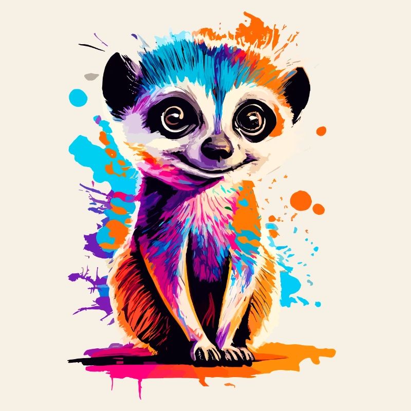 Suricate coloré - Suricate du désert