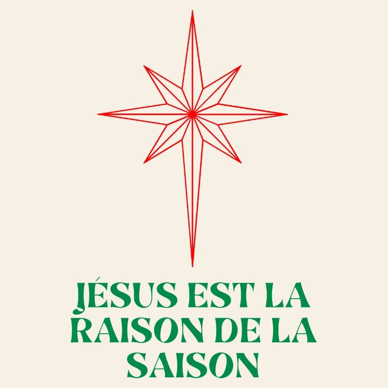 Christmas Star with Religious Quote